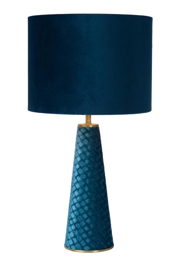 Lucide EXTRAVAGANZA VELVET - Table lamp - Ø 25 cm - 1xE27 - Turquoise - off